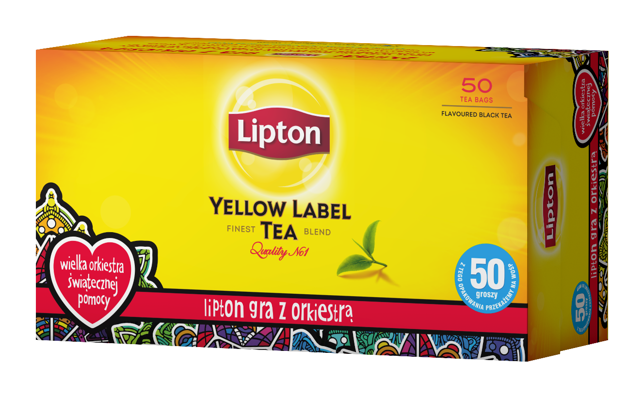 Lipton Yellow Label 50 torebek, 9.49 zł